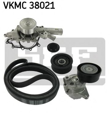 VKMC 38021 SKF - Насос охолоджуючої рідини + комплект зубчатого ремня1